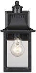 Quoizel Chancellor 11 1/4"H Mystic Black Outdoor Wall Light. Fixed Price $111.99.
