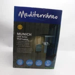 Mediterraneo Munich Led Solar Outdoor Wall Cylinder Light Stainless Steel. Fixed Price $18.57.