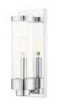 Livex Lighting 20721 Hillcrest 12" Tall Outdoor Wall Sconce - Chrome. Fixed Price $165.96.