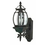 Nuvo Central Park Light 22" Wall Lantern W/ Clear Beveled Glass 60-893. Fixed Price $117.99.