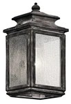 Kichler 49501WZC Wiscombe Park 1-LIGHT 12.25" Small Outdoor Wall In Weathered. Fixed Price $269.99.