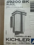 Kichler Tremillo -light 11.75-IN Black Hardwired Outdoor Wall. Fixed Price $75.99.