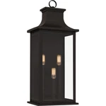 Old Bronze Three Light Outdoor Wall Mount From The Abernathy Collection. Fixed Price $369.99.