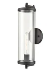 Textured Black One Light Outdoor Wall Sconce From The Beckham Collection. Fixed Price $139.90.