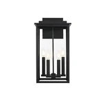 Elegant Lighting Kaysen 4LT 11" Outdoor Wall Sconce, Black/clear - OD501W21BK. Fixed Price $196.00.