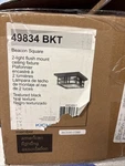 Kitchler Beacon Square 2 Light Flush Mount Ceiling Fixture Textured Black 49834. Fixed Price $52.00.
