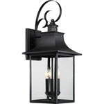 Quoizel CCR8410K Chancellor 23.5" 3-LIGHT Outdoor Wall Lantern In Mystic Black. Fixed Price $289.99.