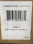 Generation Lighting Jamestown 8458-71 17 Outdoor Wall Lantern Sconce Bronze. Fixed Price $54.40.