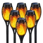 10PACK Flickering Led Solar Flame Tiki Torch Light Outdoor Garden Yard Lawn Lamp. Fixed Price $26.99.