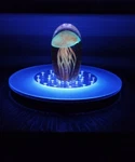 Uv 40 Led Black Display Base, Special Effects Glow Lighting 10" W/ Adapter. Fixed Price $100.00.