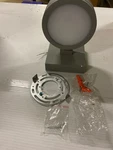 Elegant Lighting Raine Led Outdoor Wall Sconce - LDOD4018S, Disk Shade, Silver. Fixed Price $26.35.
