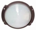 Nuvo Lighting 60/517 Bulkhead 1-LIGHT Oblong Round 60W A19, Architectual Bronze. Fixed Price $63.99.