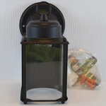 Nib Progress Lighting P5607-31 Exterior Wall Mount Flat Glass Lantern Blk. Fixed Price $20.95.