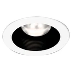 Thomas Lighting 4" Black Stepped Baffle Recessed Trim (TR401). Fixed Price $8.96.