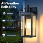Beslowe Outdoor Wall Lights Exterior Lighting Fixtures Mount 2-PACK Black. Fixed Price $62.47.