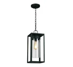 Eglo Walker Hill 7.36 In. X 15 1-LIGHT Matte Black Outdoor Pendant. Fixed Price $49.99.