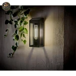 Hampton Bay 10 Lumen Black Led Solar Wall Light, Weather Resistant. Fixed Price $38.99.