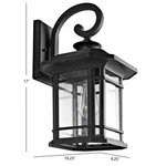 Safavieh Cendra Outdoor Wall Lantern, Reduced Price 2172780630 PLT4011A. Fixed Price $77.00.