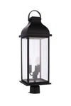 Craftmade ZA7225 Bent Tree 3 Light 26" Tall Post - Midnight. Fixed Price $185.40.