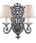 Triarch International 2 Light Grand Two Armed Wall Sconce Lamp English Bronze. Fixed Price $119.95.
