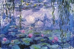 Claude Monet Nympheas Water Lillies Cool Wall Decor Art Print Poster 12X18. Fixed Price $14.99.