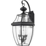 Newbury 3 Light Large Wall Lantern 22.5 Inches High-mystic Black Finish. Fixed Price $231.99.