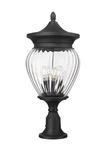 Z-lite 5016PHBR-553PM Davina 4 Light 28" Tall Marine Grade Post Black. Fixed Price $422.00.