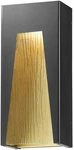 Z-lite 561B-BK-GD-CSL-LED One Light Outdoor Wall Sconce Millenial Black Gold. Fixed Price $175.50.