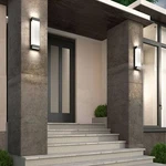 Artika Glacier Pro Black Modern Large Integrated Led Wall Light. Fixed Price $125.00.
