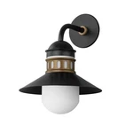 Maxim 35124SWBKAB Admiralty Outdoor Wall Light-black Brass 16.75"H. Fixed Price $158.00.