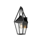 Black Outdoor Wall Sconce From The Bavaria Collection. Fixed Price $198.00.