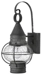 Hinkley Cape Cod 18" High Aged Zinc Outdoor Lantern Wall Light. Fixed Price $259.00.