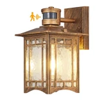 Xangqan Brown Motion Sensor Outdoor Lights Wall Mount - Dusk To Dawn Exterior. Fixed Price $86.09.
