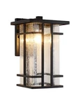 Rustic Outdoor Wall Light Fixture 13.8"H Waterproof Exterior Sconces Bla.... Fixed Price $141.56.