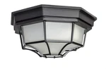 Black Led Flush Mount From The Crown Hill E26 Collection. Fixed Price $98.00.
