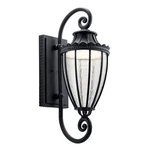 Kichler 49753BKTLED - Wakefield 29.5" High Outdoor Black Wall Lantern Light. Fixed Price $199.99.