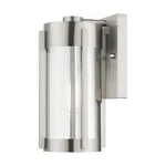 Livex Sheridan Light Outdoor Wall Lantern, Nickel/ep Smoke 22380-91. Fixed Price $249.96.