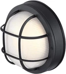 Westinghouse 6113900 8" Round Led Outdoor Wall Sconce, Textured Black Finish. Fixed Price $28.00.