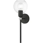 Livex Lighting 16971-04 Downtown Wall Sconce Black With Brushed Nickel Accent. Fixed Price $121.96.