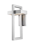 Luttrel 1-LIGHT Outdoor Wall Sconce In Silver. Fixed Price $258.00.