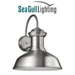 Sea Gull Fredricksburg 13" Led Outdoor Lantern, Satin Aluminum, 8647791S-04. Fixed Price $83.97.