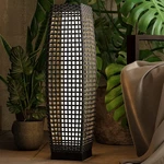 Grand Patio Outdoor Lamp Solar Powered Lantern Water-resistant Wick, L-fuji Gray. Fixed Price $99.37.