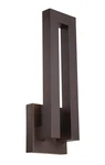 Modern Forms Forq Outdoor Wall Sconce, Bronze, 3000K (WS-W1718-BZ). Fixed Price $325.00.