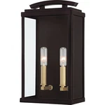 Quoizel ALM8408WT, Display Open Box, Outdoor Wall 2-LIGHT. Fixed Price $89.30.