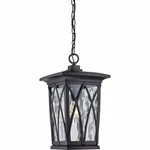 Quoizel GVR1910K 1-LIGHT Grover Outdoor Lantern In Mystic Black. Fixed Price $398.99.