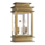 Livex Lighting Princeton Wall Lantern, Antique Brass 2014-01. Fixed Price $515.96.