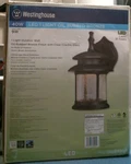 Westinghouse Oil Rubbed Bronze Switch Led Lantern Fixture (64004) Fs. Fixed Price $110.00.