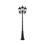 Livex Lighting 75478-14 Textured Black Lamp Post With Clear Water Glass 86. Fixed Price $595.00.