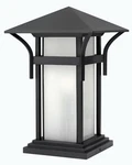 Satin Black Led Pier Mount From The Harbor Collection. Fixed Price $594.00.