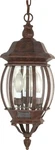Satco Nuvo Lighting 60-895 Central Park Outdoor Pendant Chandeller Old Bronze. Fixed Price $95.00.